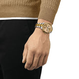 Tissot T Sport Chrono XL Classic Gold Dial Two Tone Steel Strap Watch for Men - T116.617.22.021.00 Authentic Buy Shop Now