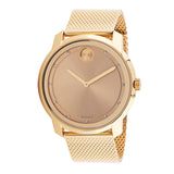 Movado Bold Diamonds Gold Dial Gold Mesh Bracelet Watch For Men - 3600460 Authentic Buy Shop Now