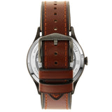 Fossil Forrester Automatic Skeleton Grey Dial Brown Leather Strap Watch for Men - ME3178 Authentic Buy Shop Now