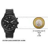 Fossil Pilot Chronograph Black Dial Black Steel Strap Watch for Men - FS5811 Authentic Buy Shop Now