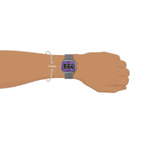 Fossil Retro Digital Purple Dial Grey Mesh Strap Watch for Men - FS5888 Authentic Buy Shop Now