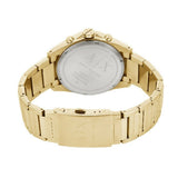 Armani Exchange Drexler Chronograph Gold Dial Gold Steel Strap Watch For Men - AX2602 Authentic Buy Shop Now