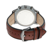 Fossil Neutra Chronograph Grey Dial Brown Leather Strap Watch for Men - FS5512 Authentic Buy Shop Now