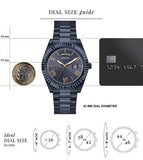 Guess Connoisseur Quartz Blue Dial Blue Steel Strap Watch For Men - GW0265G9 Authentic Buy Shop Now