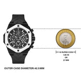 Guess Formula Chronograph Black Dial Black Silicone Strap Watch For Men - GW0579G1 Authentic Buy Shop Now