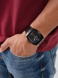 Guess Trend Black Dial Black Steel Strap Watch for Men - GW0387G3 Authentic Buy Shop Now