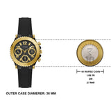 Guess Cosmic Multifunction Black Dial Black Silicone Strap Watch For Women - GW0466L1 Authentic Buy Shop Now