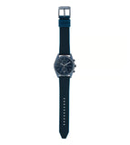 Michael Kors Accelerator Chronograph Blue Dial Blue Nylon Strap Watch for Men - MK9142 Authentic Buy Shop Now