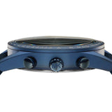 Michael Kors Accelerator Chronograph Blue Dial Blue Nylon Strap Watch for Men - MK9142 Authentic Buy Shop Now