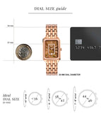 Fossil Raquel Three Hand Date Brown Dial Rose Gold Steel Strap Watch For Women - ES5323 Authentic Buy Shop Now