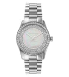 Michael Kors Everest Three hand Silver Dial Silver Steel Strap Watch For Women - MK7403 Authentic Buy Shop Now