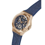 Guess Asteria Multifunction Blue Dial Blue Rubber Strap Watch For Women - GW0620L3 Authentic Buy Shop Now