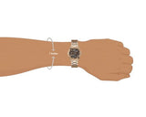 Guess Cubed Analog Black Dial Rose Gold Steel Strap Watch For Women - GW0607L3 Authentic Buy Shop Now