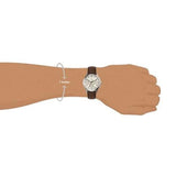 Fossil Neutra Chronograph White Dial Brown Leather Strap Watch for Men - FS6022 Authentic Buy Shop Now