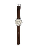 Fossil Neutra Chronograph White Dial Brown Leather Strap Watch for Men - FS6022 Authentic Buy Shop Now