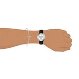 Fossil Neutra Chronograph White Dial Black Leather Strap Watch for Men - FS6023 Authentic Buy Shop Now