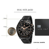 Maserati Traguardo Chronograph Black Dial Black Steel Strap Watch For Men - R8873612048 Authentic Buy Shop Now