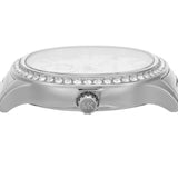 Michael Kors Sage Three-Hand White Dial Silver Steel Strap Watch for Women - MK4807 Authentic Buy Shop Now