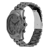Michael Kors Lexington Chronograph Black Dial Black Steel Strap Watch for Men - MK9154 Authentic Buy Shop Now