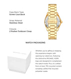 Michael Kors Maritime Analog Green Dial Gold Steel Strap Watch for Men - MK9162 Authentic Buy Shop Now