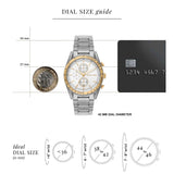 Michael Kors Accelerator Chronograph White Dial Silver Steel Strap Watch For Men - MK9112 Authentic Buy Shop Now