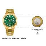 Citizen Tsuyosa Automatic Green Dial Gold Steel Strap Watch For Men - NJ0152-51X Authentic Buy Shop Now