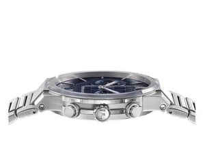 Salvatore Ferragamo Sapphire Chrono Blue Dial Silver Steel Strap Watch for Men - SFME01123 Authentic Buy Shop Now