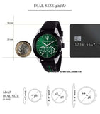 Maserati Traguardo Chronograph Green Dial Black Silicone Strap Watch For Men - R8871612043 Authentic Buy Shop Now
