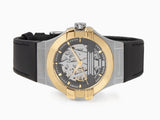 Maserati Potenza Automatic Skeleton Grey Dial Black Leather Strap Watch For Men - R8821108037 Authentic Buy Shop Now