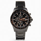 Maserati SFIDA Chronograph Black Dial Black Steel Strap Watch For Men - R8873640011 Authentic Buy Shop Now