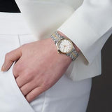 Gucci G Timeless Silver Dial Two Tone Steel Strap Watch For Women - YA126511 Authentic Buy Shop Now