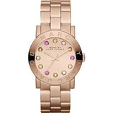 Marc Jacobs Amy Dexter Rose Gold Dial Rose Gold Steel Strap Watch for Women - MBM3216 Authentic Buy Shop Now