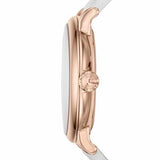 Marc Jacobs Baker White Dial White Leather Strap Watch for Women - MBM1283 Authentic Buy Shop Now