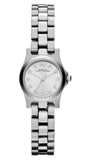 Marc Jacobs Henry Dinky Silver Dial Silver Steel Strap Watch for Women - MBM3198 Authentic Buy Shop Now