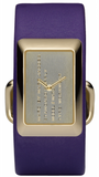 Marc Jacobs Champagne Dial Purple Leather Strap Watch for Women - MBM2044 Authentic Buy Shop Now