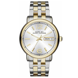 Marc Jacobs Fergus Silver Dial Two Tone Steel Strap Watch for Women - MBM8652 Authentic Buy Shop Now