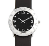 Marc Jacobs Amy Black Dial Black Leather Strap Watch for Women - MBM1140 Authentic Buy Shop Now
