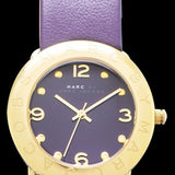 Marc Jacobs Amy Purple Dial Purple Leather Strap Watch for Women - MBM1151 Authentic Buy Shop Now