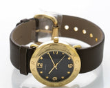 Marc Jacobs Amy Grey Dial Grey Leather Strap Watch for Women - MBM1153 Authentic Buy Shop Now