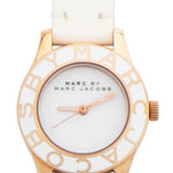 Marc Jacobs Blade White Dial White Leather Strap Watch for Women - MBM1179 Authentic Buy Shop Now