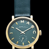 Marc Jacobs Baker Green Dial Green Leather Strap Watch for Women - MBM1268 Authentic Buy Shop Now