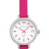 Marc Jacobs Sally White Dial Pink Leather Strap Watch for Women - MBM1353 Authentic Buy Shop Now