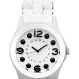 Marc Jacobs Rock White Dial White Silicone Strap Watch for Women - MBM2532 Authentic Buy Shop Now