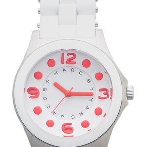 Marc Jacobs Pelly White Dial White Silicone Strap Watch for Women - MBM2588 Authentic Buy Shop Now
