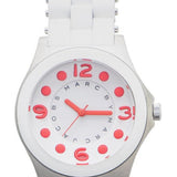 Marc Jacobs Pelly White Dial White Silicone Strap Watch for Women - MBM2588 Authentic Buy Shop Now
