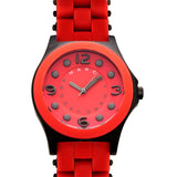 Marc Jacobs Pelly Red Dial Red Silicone Strap Watch for Women - MBM2590 Authentic Buy Shop Now