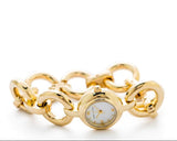 Marc Jacobs Rock White Dial Gold Steel Strap Watch for Women - MBM3005 Authentic Buy Shop Now