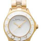 Marc Jacobs Amy White Dial Gold Steel Strap Watch for Women - MBM3051 Authentic Buy Shop Now