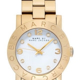 Marc Jacobs Amy White Dial Gold Steel Strap Watch for Women - MBM3056 Authentic Buy Shop Now