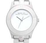 Marc Jacobs Blade Chronograph Silver Dial Silver Steel Strap Watch for Women - MBM3125 Authentic Buy Shop Now